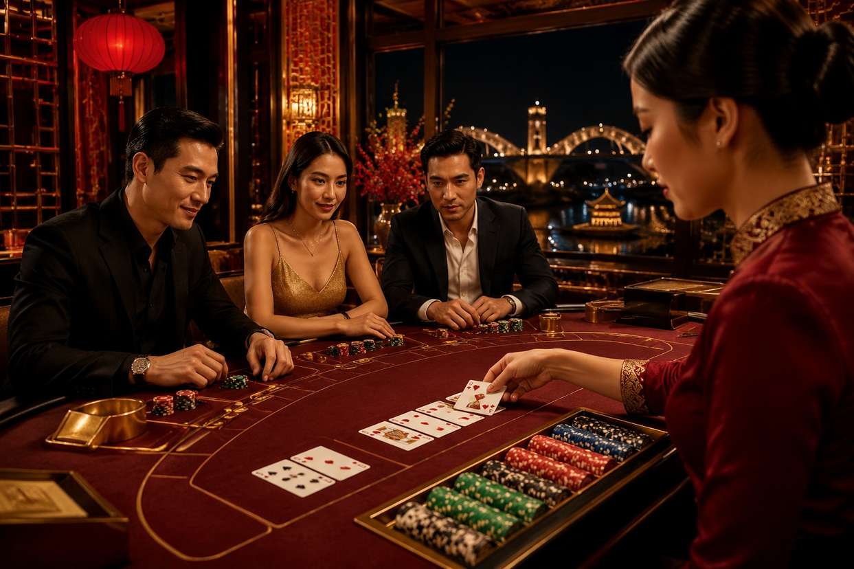 sv368sv Casino – Bàn baccarat live dealer trực tuyến